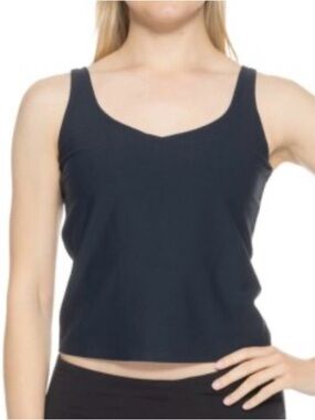 Spanx•Soft & Smooth Shelf Tank Very Black•Size XS•NWT